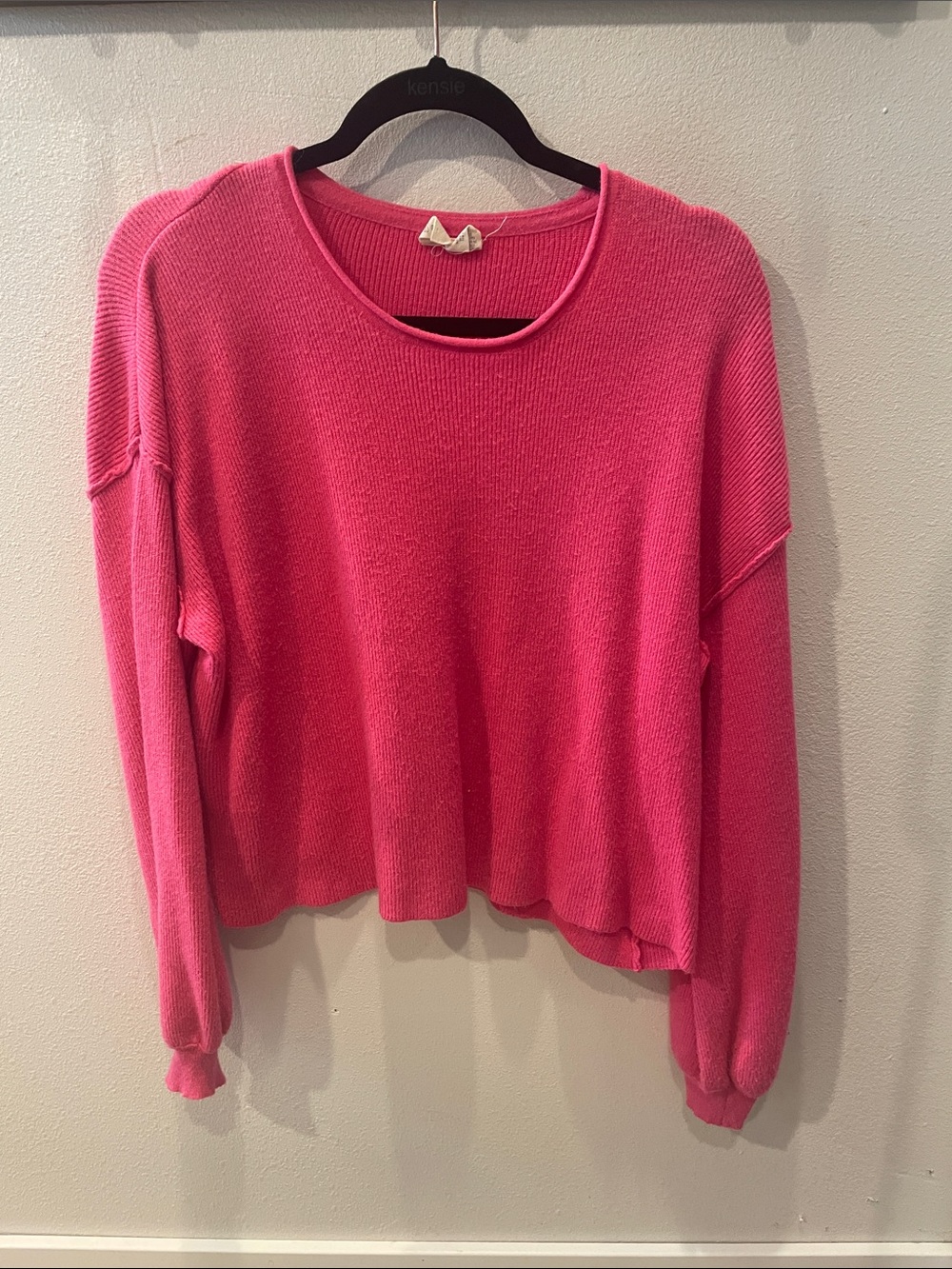 Sky and Sparrow Hot Pink Crewneck Sweater